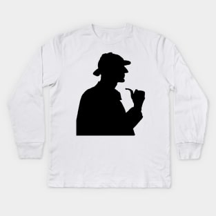 Sherlock Holmes - London Kids Long Sleeve T-Shirt